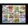 Lámina de cromos SIN TROQUELAR españoles · EVA nº 120 ·