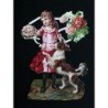 Lámina de cromos troquelados alemanes EF 7109 · Niña con Perro ·