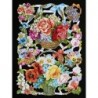 Lámina de cromos troquelados alemanes EF 7111 · Flores ·