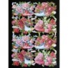 Lámina de cromos troquelados alemanes EF 7118 · Zapatos y Flores ·