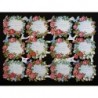 Lámina de cromos troquelados alemanes EF 7119 · Notas con Flores ·