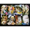 Lámina de cromos troquelados alemanes EF 7120 · Gatitos