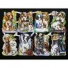 Lámina de cromos troquelados alemanes EF 7121 · Preciosos Perros