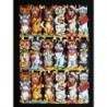 Lámina de cromos troquelados alemanes EF 7138 · Gatitos ·