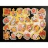 Lámina de cromos troquelados españoles - SIMA nº 4 - con Brillo y Relieve.