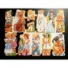 Lámina de cromos troquelados españoles - SIMA nº 18 - con Brillo y Relieve.