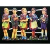 Lámina de cromos troquelados alemanes EF 7152 · Niños con Golosinas ·