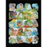 Lámina de cromos troquelados españoles - FHER * FB * n. 1 - Animales -