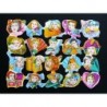 Lámina de cromos troquelados españoles - FHER * FB * n. 15 – Caras -