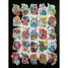 Lámina de cromos troquelados españoles - FHER * FB * n. 18 - Flores -
