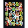 Lámina de cromos troquelados españoles - FHER * FB * n. 37 – Animales -