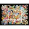 Lámina de cromos troquelados españoles - FHER * FB * n. 40 - Niñas y Juguetes -
