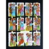 Lámina de cromos troquelados españoles - FHER * FB * n. 42 – Parejas -