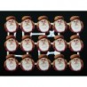 Lámina de cromos troquelados alemanes EF 7159 · Papa Noel ·