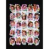 Lámina de cromos troquelados españoles - FHER * FB * n. 53 - Actores y Actrices Hollywood -