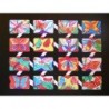 Lámina de cromos troquelados españoles - ZULIA  n.1 - Mariposas -