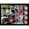 Lámina de cromos troquelados alemanes EF 7160 · Papá Noel ·
