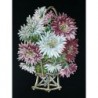 Cromo troquelado gigante y gran grosor alemán de 16 cm. EF BK 5010 · Flores ·