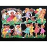 Lámina de cromos troquelados alemanes EF 7167 · Niñas Jugando ·