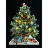 Cromo troquelado gigante y gran grosor alemán de 16 cm. EF BK 5050 · Arbol de Navidad