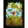 Cromo troquelado gigante y gran grosor alemán de 16 cm. EF BK 5060 · Flores ·