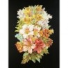 Cromo troquelado gigante y gran grosor alemán de 16 cm. EF BK 5076 · Flores ·