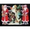 Lámina de cromos troquelados alemanes EF 7170 · Papá Noel ·