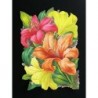 Cromo troquelado gigante y gran grosor alemán de 16 cm. EF BK 5097 · Flores ·