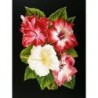 Cromo troquelado gigante y gran grosor alemán de 16 cm. EF BK 5104 · Flores ·