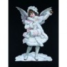 Cromo troquelado gigante y gran grosor alemán de 16 cm. EF BK 5107 · Angel en Invierno ·