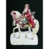 Cromo troquelado gigante y gran grosor alemán de 16 cm. EF BK 5124 · Papá Noel ·
