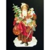 Cromo troquelado gigante y gran grosor alemán de 16 cm. EF BK 5136 · Papá Noel ·