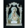 Cromo troquelado gigante y gran grosor alemán de 16 cm. EF BK 5144 · María ·