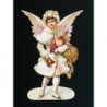 Cromo troquelado gigante y gran grosor alemán de 16 cm. EF BK 5151 · Angel con Regalos ·