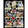 Lámina de cromos troquelados alemanes EF 7177 · Parejas y Flores ·