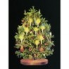 Cromo troquelado gigante y gran grosor alemán de 16 cm. EF BK 5156 · Arbol de Navidad ·