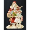 Cromo troquelado gigante y gran grosor alemán de 16 cm. EF BK 5169 · Papá Noel ·