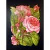 Cromo troquelado gigante y gran grosor alemán de 16 cm. EF BK 5176 · Rosas ·