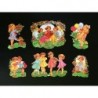 Cromos troquelados sueltos en papel grueso. EF TD ST 7167 · Niñas Jugando ·