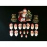 Cromos troquelados sueltos en papel grueso. EF TD ST 7220 · Papá Noel ·