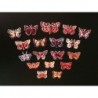 Cromos troquelados sueltos en papel grueso. EF TD ST 7221 · Mariposas ·