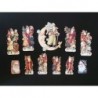 Cromos troquelados sueltos en papel grueso. EF TD ST 7314 · Santa Claus ·