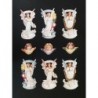 Cromos troquelados sueltos en papel grueso. EF TD ST 7332 · Angeles ·