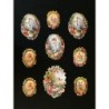 Cromos troquelados sueltos en papel grueso. EF TD ST 7364 · Angeles y Flores ·
