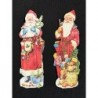 2 Cromos troquelados diferentes alemanes EF · Papa Noel ·