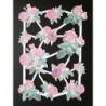 Lámina de cromos troquelados holandeses con brillo y relieve TBZ n. 34 - Rosas -