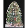 Lámina de cromos troquelados alemanes EF 7195 · Arbol de Navidad ·