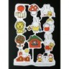 Lámina de cromos troquelados holandeses con brillo y relieve serie Dick Bruna n. 2