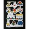 Lámina de cromos troquelados holandeses con brillo y relieve serie Dick Bruna n. 3