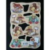 Lámina de cromos troquelados holandeses con brillo y relieve. AVEC. Ositos 7